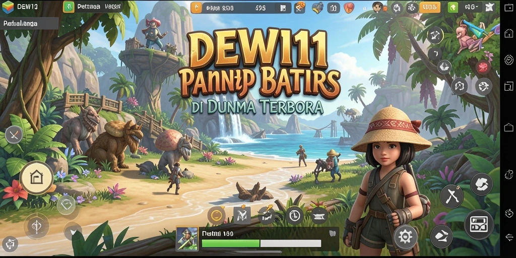 Gameplay DEWI11 menampilkan eksplorasi dunia terbuka yang menakjubkan.