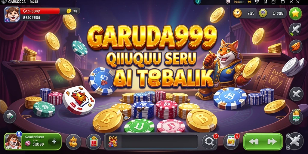 Tampilan gameplay seru QiuQiu di GARUDA999.