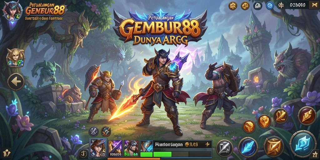 Tangkapan layar dari gameplay GEMBUR88 yang penuh aksi.