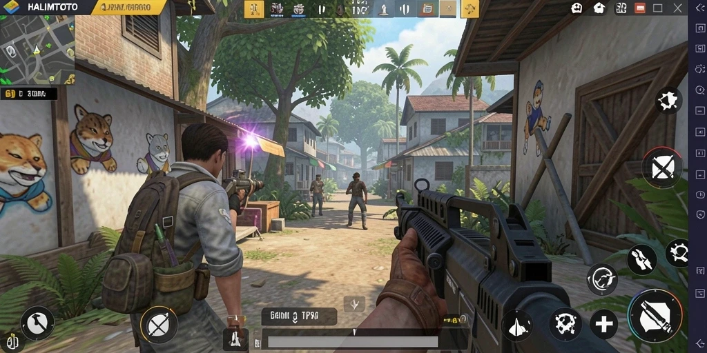 Gameplay seru HALIMTOTO dalam aksi penuh.