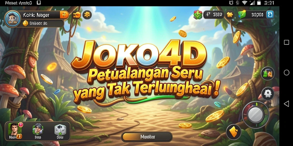Tampilan gameplay <strong>JOKO4D</strong> yang penuh aksi dan petualangan.