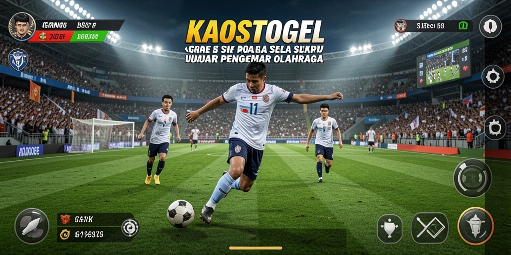 Tampilan gameplay KAOSTOGEL yang mendebarkan dan seru.