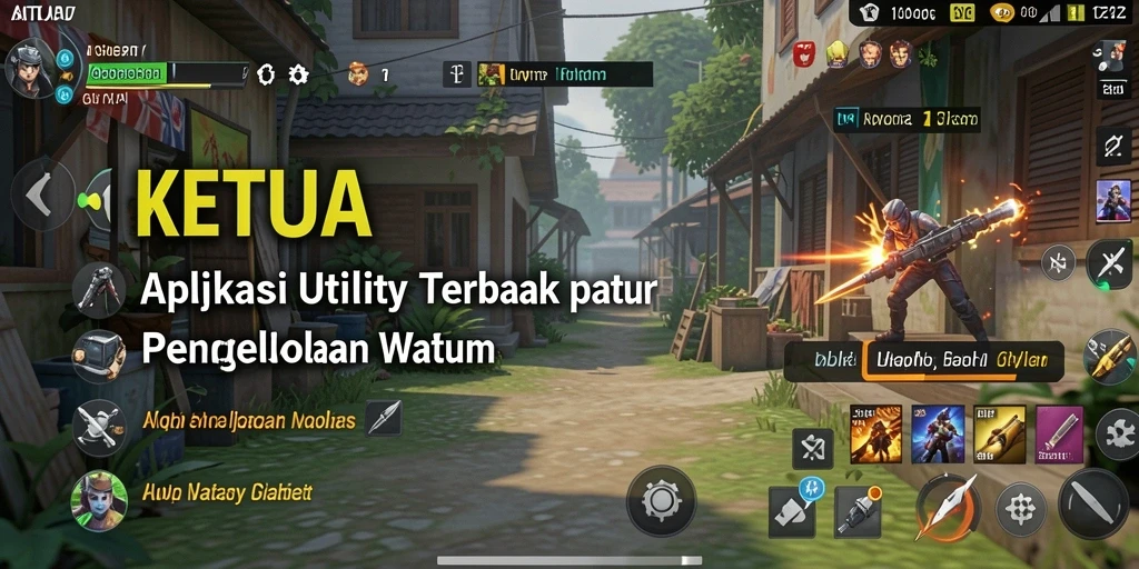 Tampilan utama KETUA dengan fitur pengelolaan waktu yang efisien.