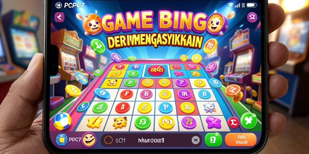 Tampilan gameplay seru dalam game Bingo PCPC7.
