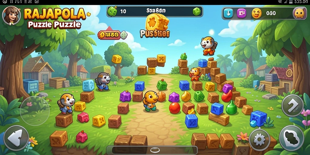 Tampilkan gameplay menarik dari RAJAPOLA dengan berbagai teka-teki yang menantang.